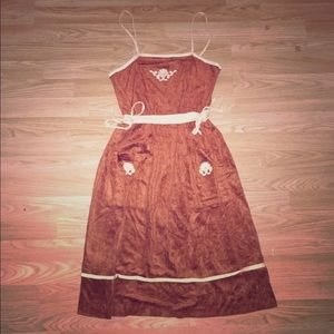 Vintage Suede dress